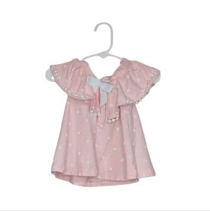 LILLY WICKET 3-6 M baby‎ girl pink ruffle blouse